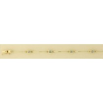 9ct 30pt SQ.DIAMOND SET BAR BRACELET