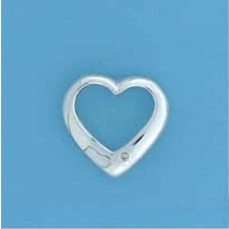 SPC 16mm DIAMOND SET TIF HEART PEND. +C=