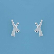 SPC 11mm DIA SET FLAT KISS CROSS STUDS