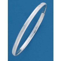 SPC DIA.SET MATT/POLISHED D SECT.BANGLE