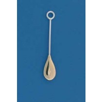 SIL/9ct  PADDLE PENDANT              +C=