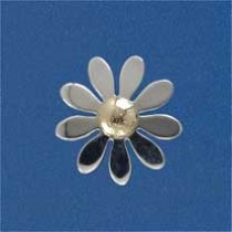 SIL/9ct 19mm DAISY PENDANT           +C=