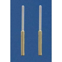 SIL/9ct LONG TUBE DROP STUDS           =