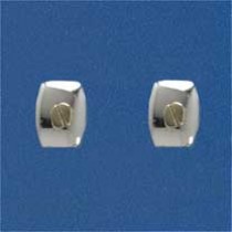 SIL/9ct CUSH STUD/SCREW