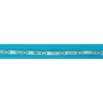 SIL/9ct HEARTS DESIGN BARS BRACELET