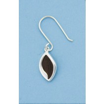 SPC WOOD LEAF DESIGN DROP EARRINGS     =