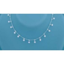 SPC BAR CHAIN WITH LASER BEAD DROPS    =