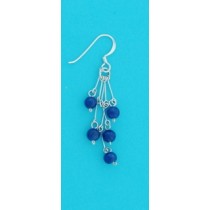 SPC LAPIS BEADS DROP EARRING