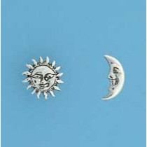 SPC SMALL SUN & MOON STUDS             =