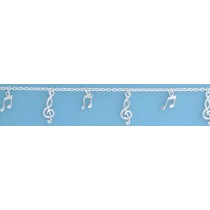 SPC MUSIC NOTES CHARM BRACELET         =