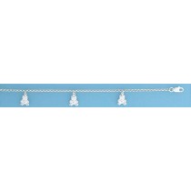SPC 6" TEDDY BEARS CHILDS CHARM BRAC   =