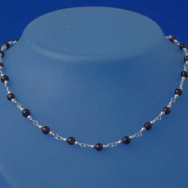 SPC 16in GARNET BEAD CHAIN             =