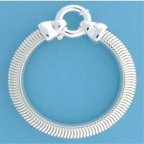 SPC 7mm WIDE SQUARE SNAKE CHAIN BRAC   =