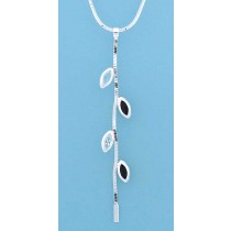 SPC SNAKE CHAIN WITH CUTOUT CIRCLES PEND