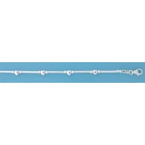 SPC TUBES/BEADS AND HEARTS BRACELET    =