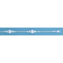 SPC SNAKE CHAIN /8mm LASER BEADS BRAC  =