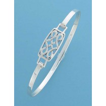 SPC CUTOUT CELTIC DESIGN CLIP BANGLE   =