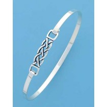 SPC CELTIC WEAVE CLIP BANGLE           =