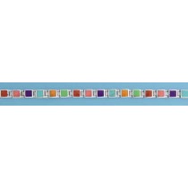 SPC SQUARE MULTISTONE LINKED BRACELET