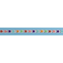 SPC SQUARE MULTISTONE LINKED BRACELET