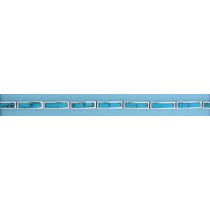 SPC TURQ 17x10mm RECT.LINKED BRAC.