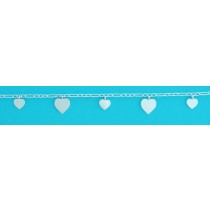 SPC 8mm+10mm HANGING HEARTS FIG.ANKLET =