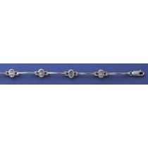 SPC 6mm CZ BAR LINK BRACELET           =