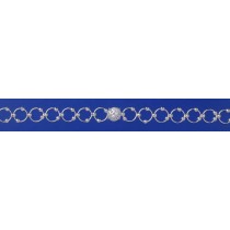 SPC 8mm CZ SET RINGS/BEADS BRACELET    =