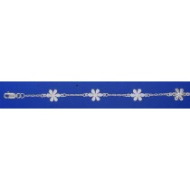 SPC LINKED FLOWERS CHAIN BRACELET      =