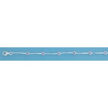 SPC 3mm PURPLE CZ 1mm WIDE BARLINK BRAC=