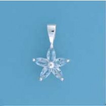 SPC 12mm MARQUISE IMM.CIT.FLOWER PEND  =