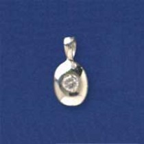 SPC OVAL PENDANT WITH CZ