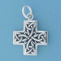 SPC 20x20x4mm CUTOUT CELTIC CROSS PEND.=