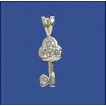 SPC CZ SET KEY PENDANT                 =