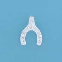 SPC PAVE SET CZ WISHBONE PENDANT