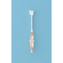 SPC MARQUIS CHAMPAGNE CZ BAR DROP PEND.=