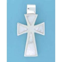 SPC 30x20mm M.O.P INLAID CROSS         =