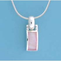 SPC PINK M.O.P INLAID D SECT PEND/CHAIN=