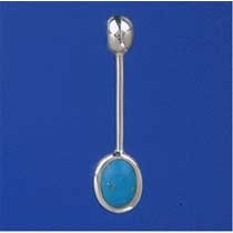 SPC OVAL TURQUOISE PENDULUM PENDANT