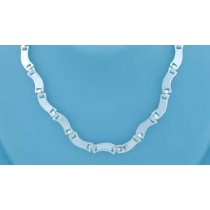 SPC 16" CURVED PLATE NECKLACE          =