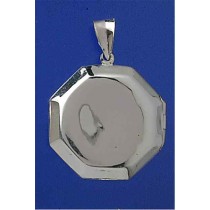 SPC 29mm POLISHED OCTAGONAL LOCKET