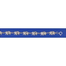 SPC LINKED ELEPHANTS BRACELET          =
