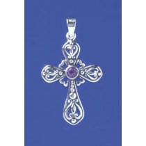 SPC AMETHYST FANCY CROSS               =