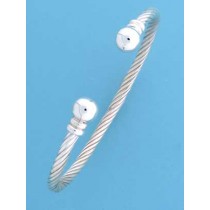 SPC 3.5mm HOLLOW TWIST TORQUE BANGLE   =