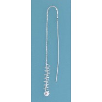 SPC SPRING AND BEAD PULL-THRU EARRING  =