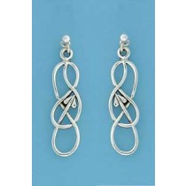 SPC LEAF WIREWORK RM STYLE EARRINGS    =