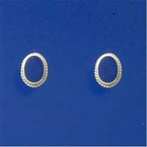 SPC 7x5 OVAL ROPE EDGE STUD - SODALITE =