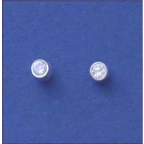 SPC 4mm CZ RUB SET STUDS               =