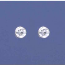 SPC 7MM RUBSET CZ STUD                 =