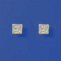 SPC 5mm SQUARE CZ STUDS